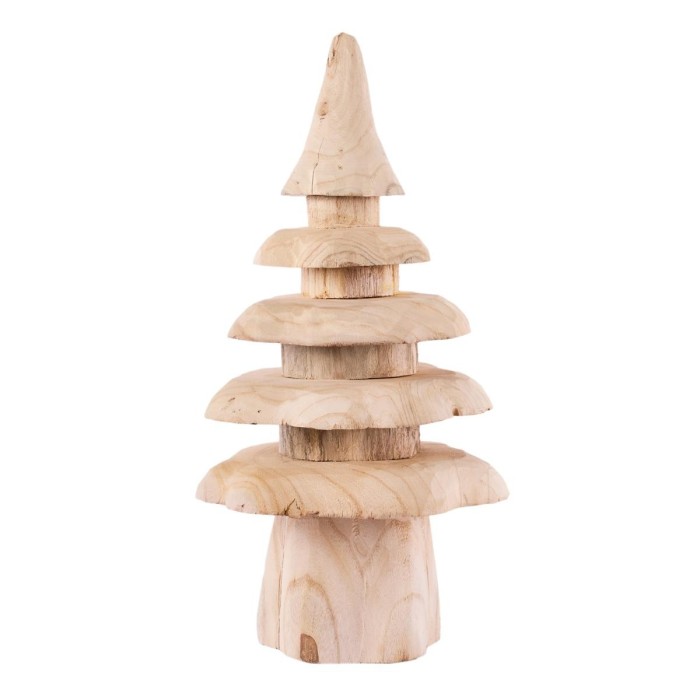 ALBERO IN LEGNO CM.25x25x48
